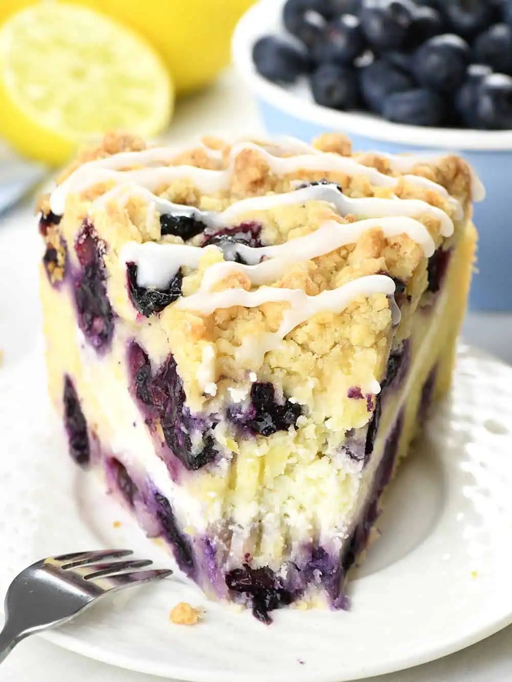 Healthy Blueberry Coffee Cake Recipe | Making The Most