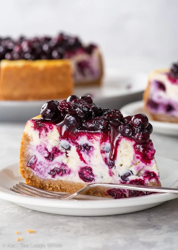 Graham Cracker Blueberry Cheesecake Recipe