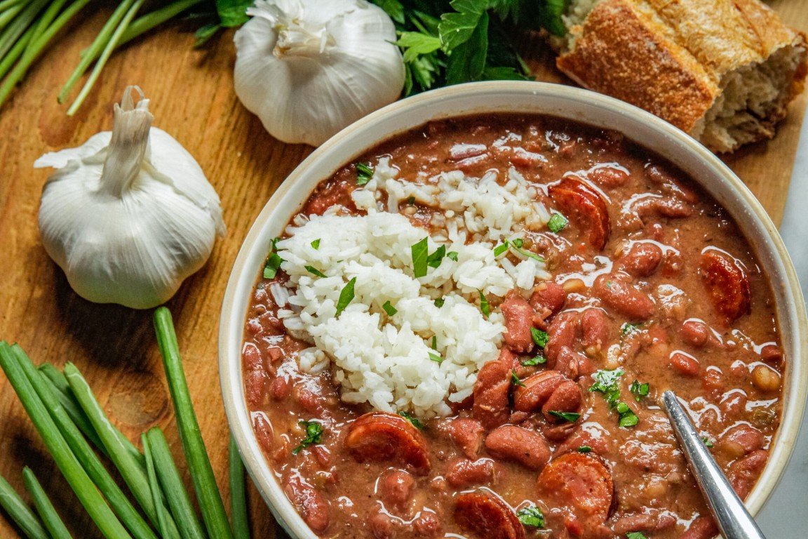 New Orleans Red Beans and Rice (Popeye’s-Style)