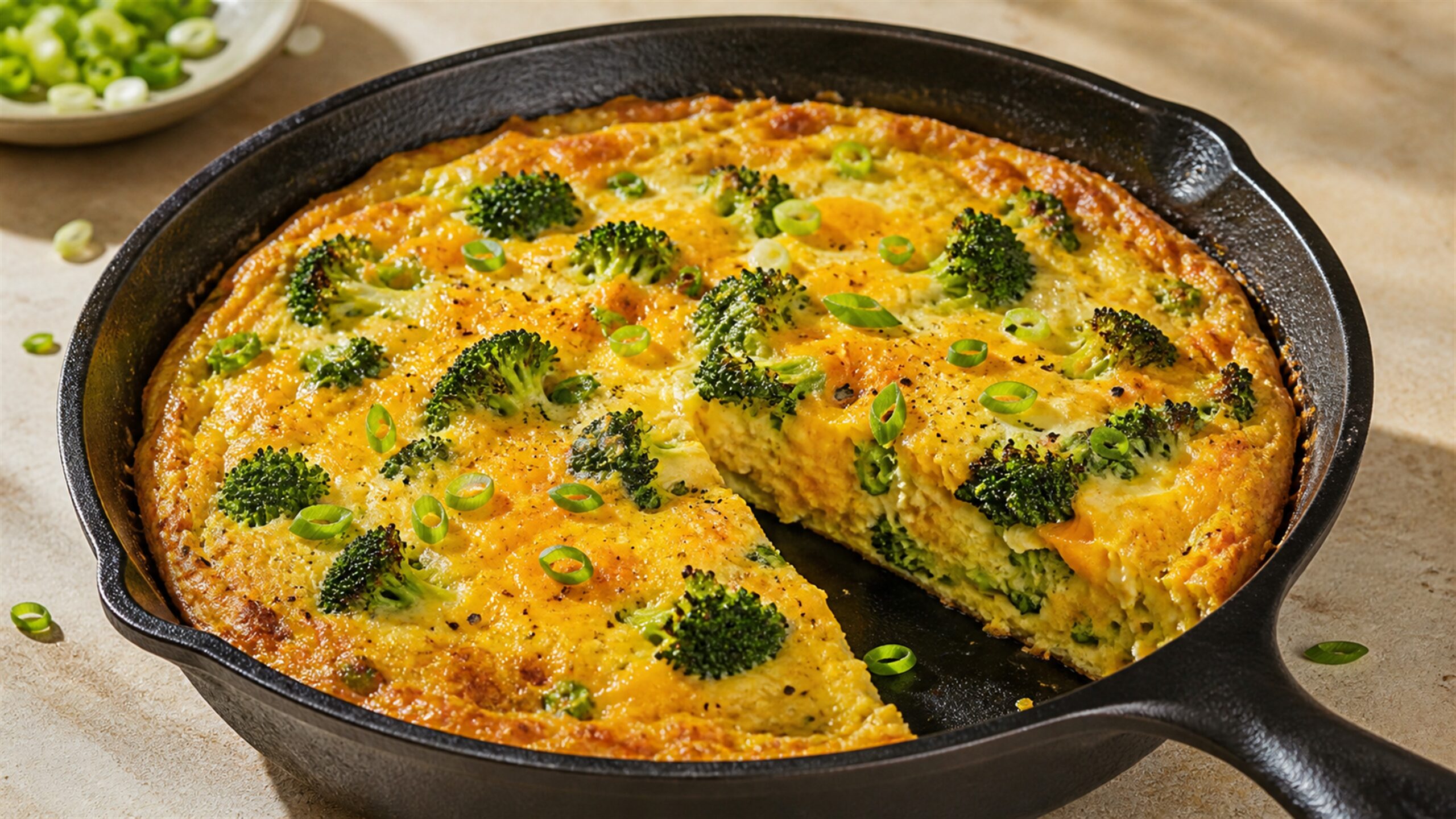 Broccoli Cheese Frittata