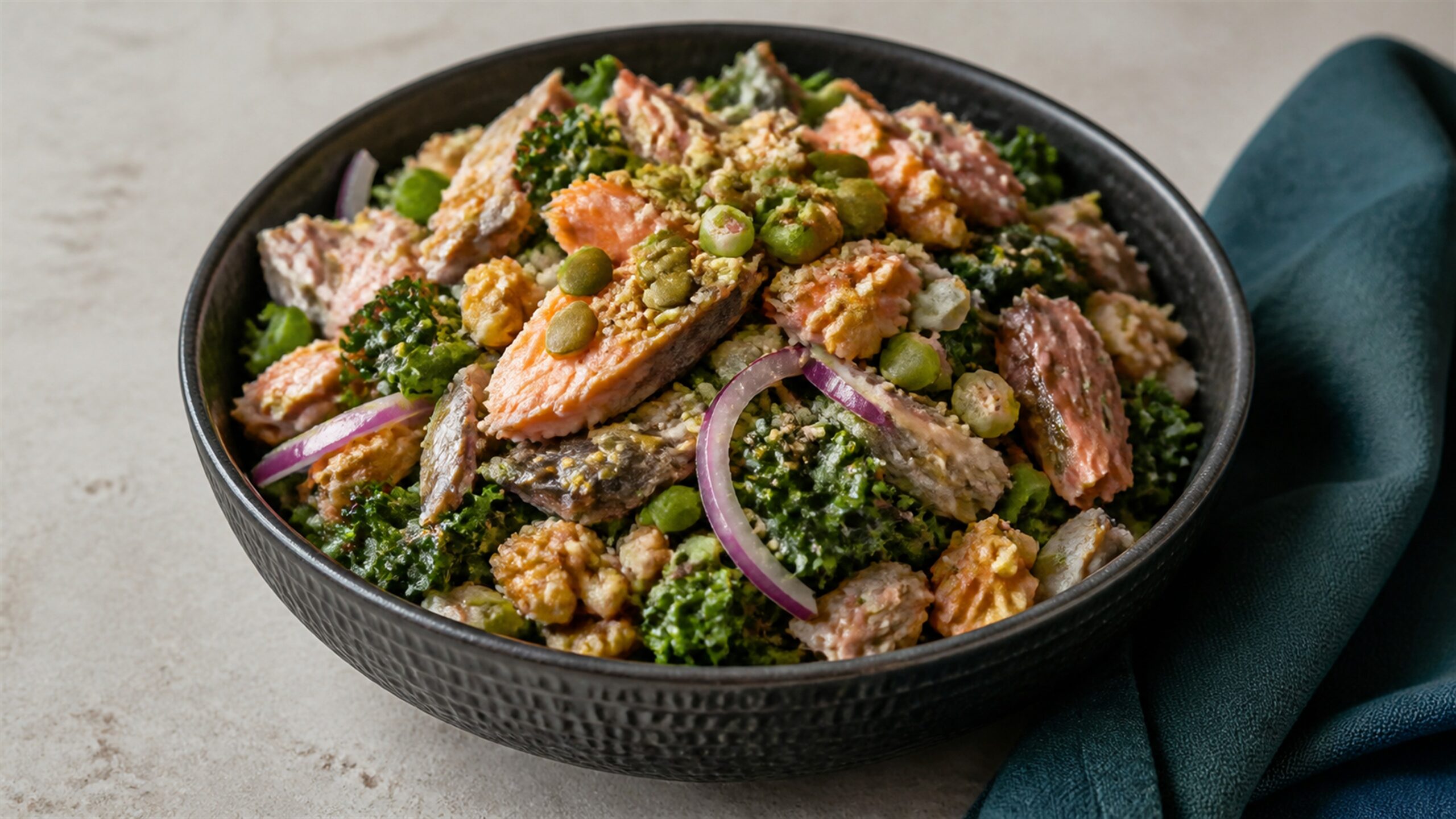 High-Protein Salmon Salad
