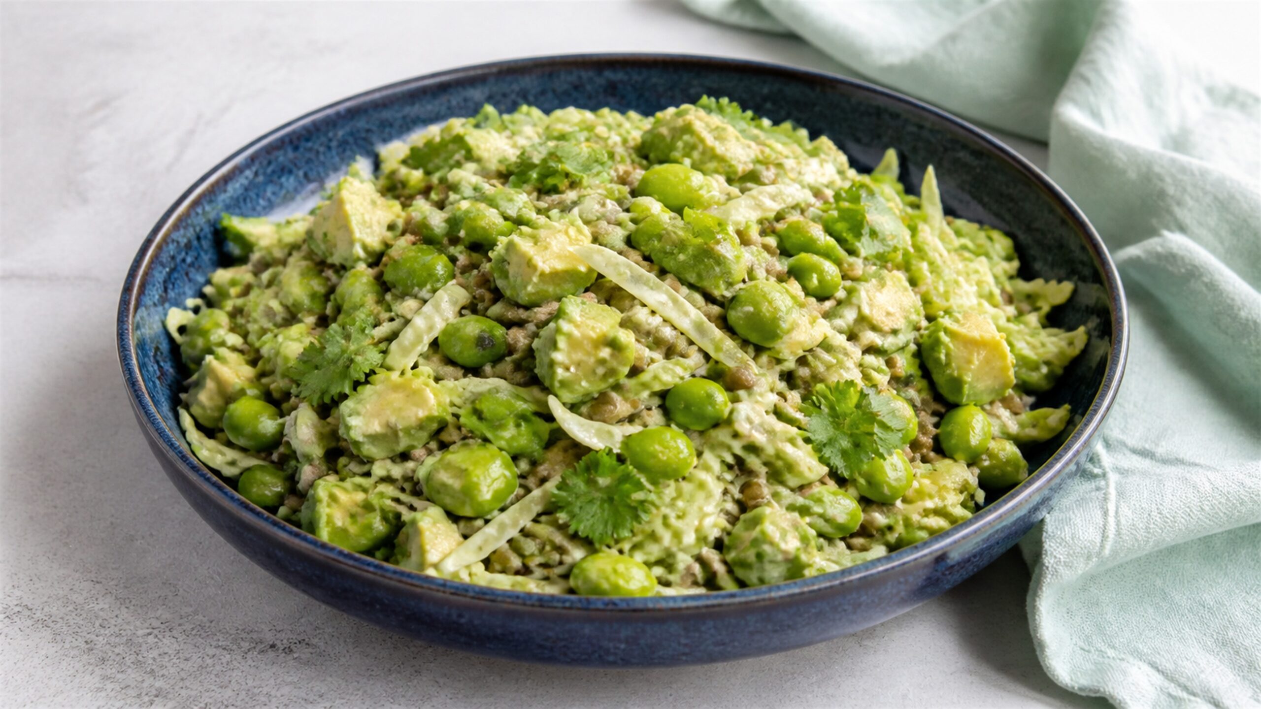 Lentil Edamame Salad