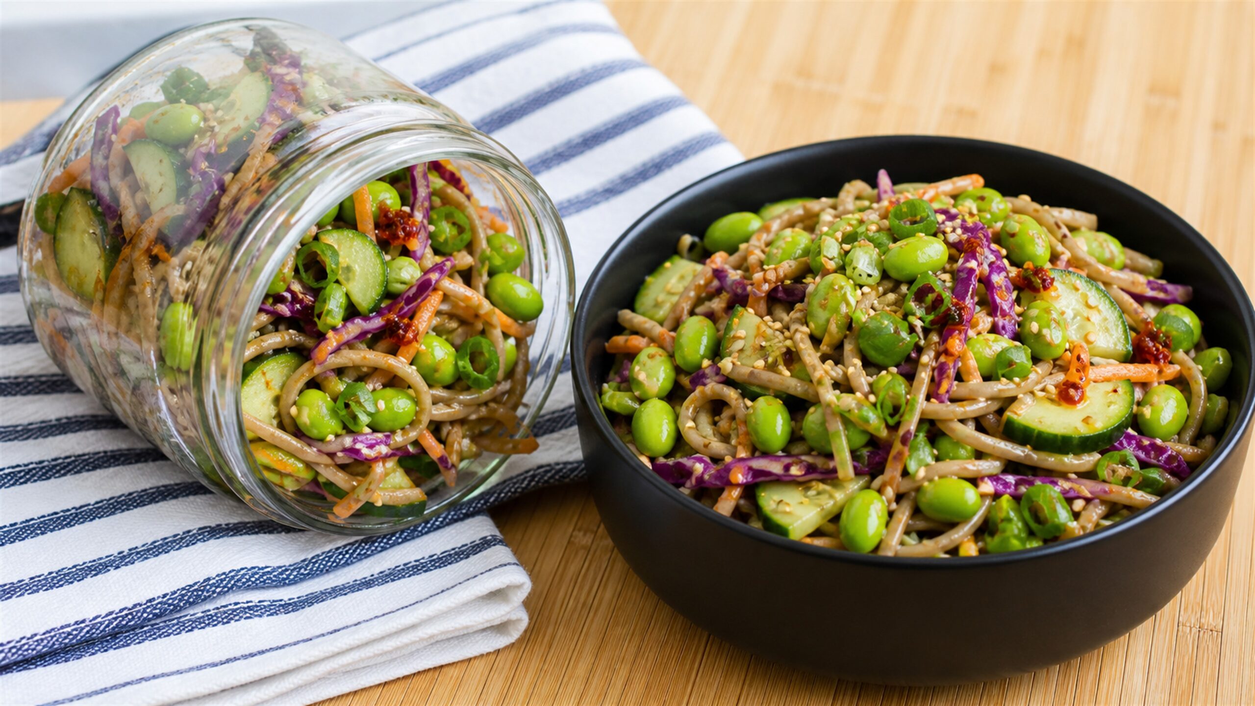Soba Noodle Salad with Edamame